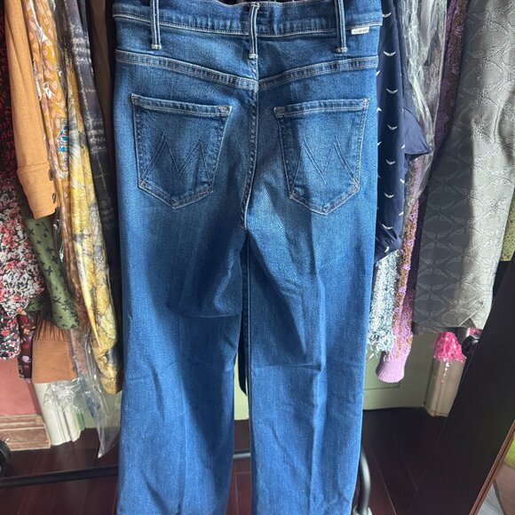 NWOT! 👖 MOTHER The Hustler Roller Sneak Jeans – Easy Does It – Size 28 - Picture 5 of 7